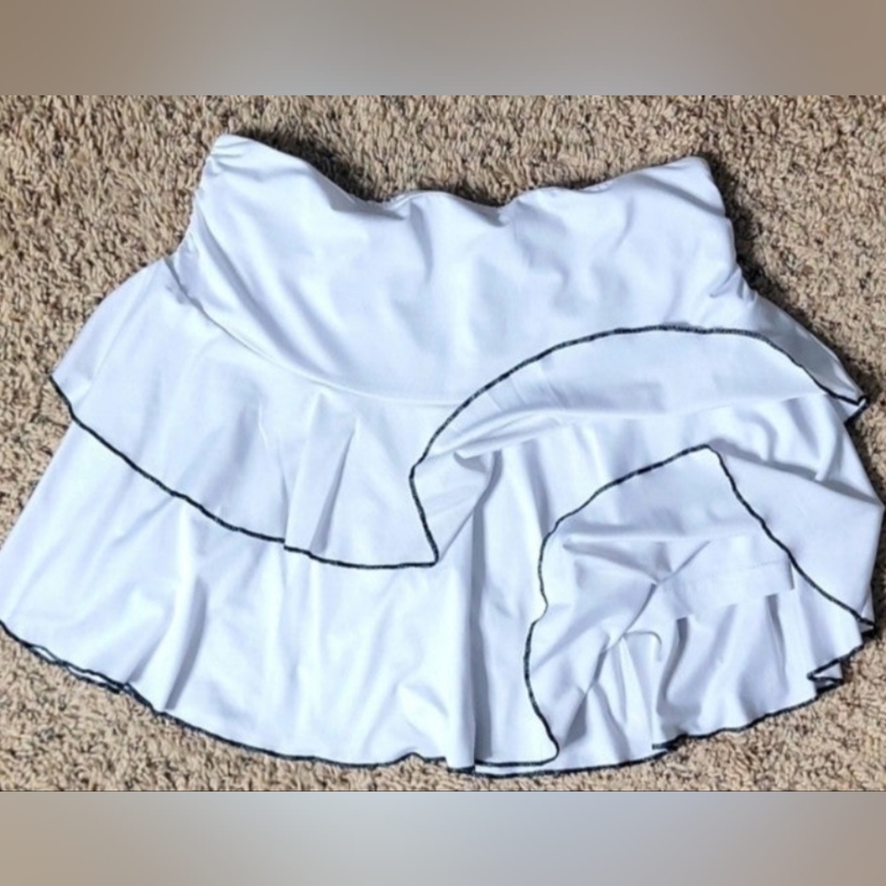 Cute Adedge preformance ruffle tennis skirt